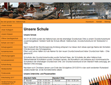 Tablet Screenshot of hallenschule.de